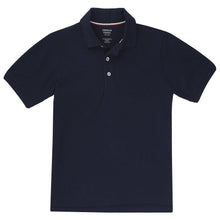 Load image into Gallery viewer, French Toast Boys' Short Sleeve Pique Polo Navy