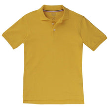 Load image into Gallery viewer, French Toast Boys' Short Sleeve Pique Polo Gold