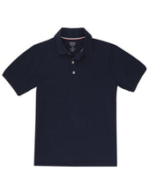 Load image into Gallery viewer, French Toast Boys' Short Sleeve Pique Polo Navy