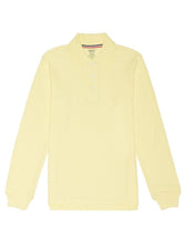 Load image into Gallery viewer, French Toast Boys' Long-Sleeve Pique Polo Shirt Yellow