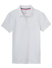 Load image into Gallery viewer, French Toast Girls' Short Sleeve Ruffle Polo White