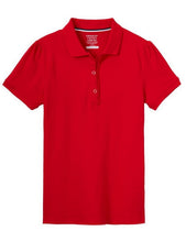 Load image into Gallery viewer, French Toast Girls' Short Sleeve Ruffle Polo Red