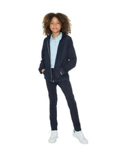 Load image into Gallery viewer, French Toast Girls' Short Sleeve Interlock Polo With Picot Collar Light Blue