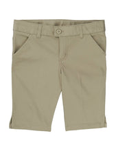 Load image into Gallery viewer, French Toast Girls' Twill Bermuda Short Khaki