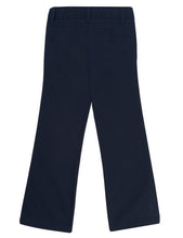 Load image into Gallery viewer, French Toast Girls' Adjustable Waist Flat Front Bootcut Pant Navy
