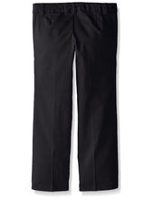 Load image into Gallery viewer, French Toast Girls' Adjustable Waist Flat Front Bootcut Pant Black