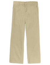 Load image into Gallery viewer, French Toast Girls' Adjustable Waist Flat Front Bootcut Pant Khaki
