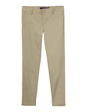 Load image into Gallery viewer, French Toast Girls' Stretch Twill Skinny Leg Pant Khaki