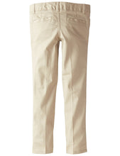 Load image into Gallery viewer, French Toast Girls&#39; Stretch Twill Skinny Leg Pant Khaki

