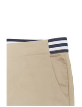 Load image into Gallery viewer, French Toast Girls' Contrast Elastic Waist Pull-On Pant Khaki
