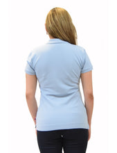 Load image into Gallery viewer, BHSC Uniform Juniors? Short Sleeve Stretch Pique Polo Shirt Light Blue