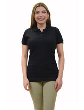 Load image into Gallery viewer, BHSC Uniform Juniors? Short Sleeve Stretch Pique Polo Shirt Black