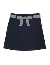 Load image into Gallery viewer, French Toast Girls' Belted 2-Pleat Scooter Navy