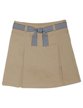 Load image into Gallery viewer, French Toast Girls' Belted 2-Pleat Scooter Khaki