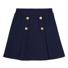 Load image into Gallery viewer, French Toast Girls' Pull-on Pleat Scooter Navy