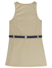 Load image into Gallery viewer, French Toast Girls" Belted Jumper Khaki