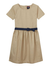 Load image into Gallery viewer, French Toast Girls' Fit and Flare Dress Khaki