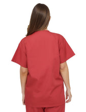Load image into Gallery viewer, Lizzy-B V-neck Scrub Top Brick