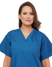 Load image into Gallery viewer, Lizzy-B V-neck Scrub Top Caribbean