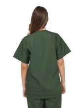 Load image into Gallery viewer, Lizzy-B V-neck Scrub Top Olive
