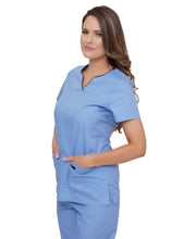 Load image into Gallery viewer, Lizzy-B Asiana Top Light Blue - Black