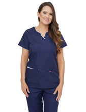 Load image into Gallery viewer, Lizzy-B Asiana Top Navy White