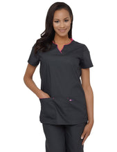 Load image into Gallery viewer, Lizzy-B Asiana Top Black Fuschia