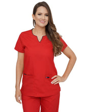 Load image into Gallery viewer, Lizzy-B Asiana Top Red Black