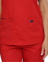 Load image into Gallery viewer, Lizzy-B Asiana Top Red Black