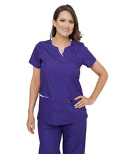 Load image into Gallery viewer, Lizzy-B Asiana Top Purple White