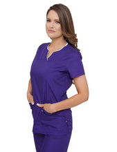 Load image into Gallery viewer, Lizzy-B Asiana Top Purple White