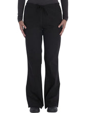 Load image into Gallery viewer, Vital Threads Womens Scrubs Set V-Neck Top & Drawstring Pant VT514C Black