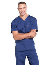 Load image into Gallery viewer, Cherokee WW Professionals WW675 Men's V-Neck Top Navy