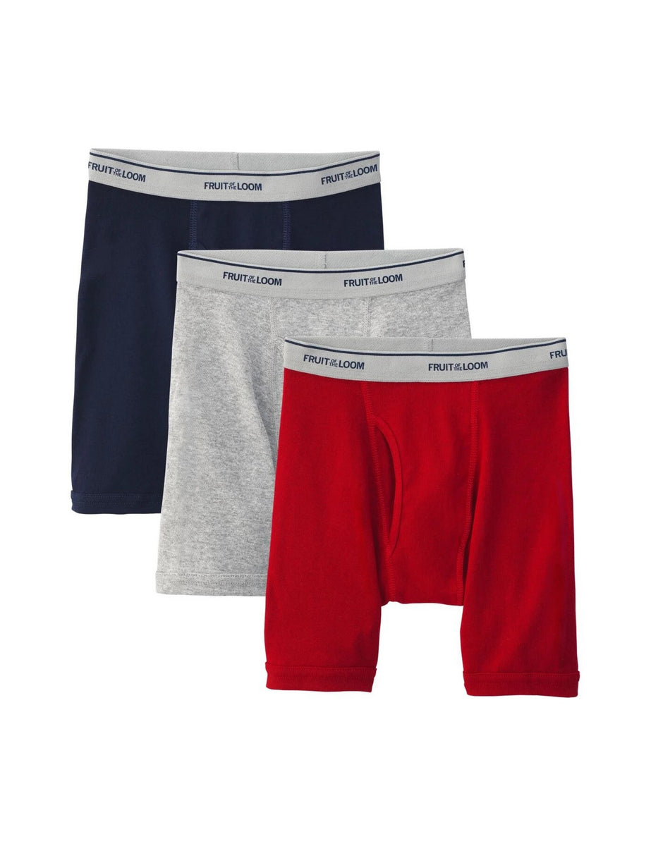 Fruit of the loom Boys' boxer brief 3 pack – The Uniform Superstore