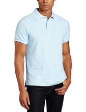 Load image into Gallery viewer, Lee Uniforms Men&#39;s Modern Fit Short Sleeve Polo Shirt Light Blue