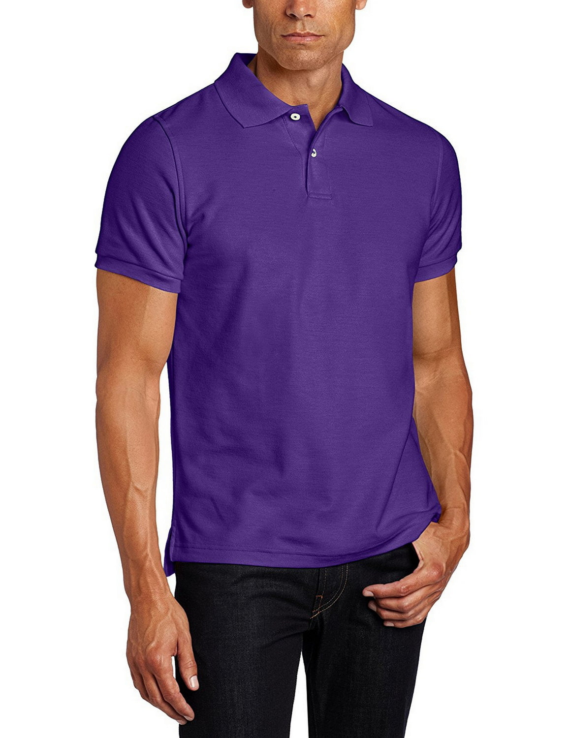 Lee uniforms men's modern fit long sleeve polo Clearance