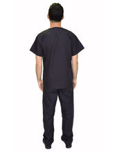 Load image into Gallery viewer, Lizzy-B Men Medical Scrub Set Black
