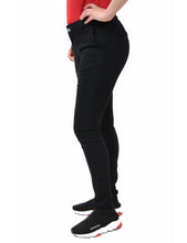 Load image into Gallery viewer, BHSC Uniform Girls&#39; Mid Rise Stretch Super Skinny 5 pants Black