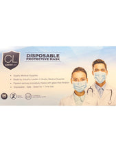 Load image into Gallery viewer, Disposable Protective Face Masks, Pack of 50, 3 layers, FDA approved - The Uniform Superstore