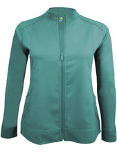 Load image into Gallery viewer, M&amp;M Scrubs Women&#39;s Ultra Soft Front Zip Warm-Up Scrub Jacket (5200) Teal