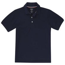 Load image into Gallery viewer, French Toast Boys&#39; Short Sleeve Pique Polo Navy
