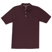 Load image into Gallery viewer, French Toast Boys&#39; Short Sleeve Pique Polo Burgundy
