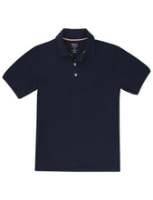 Load image into Gallery viewer, French Toast Boys&#39; Short Sleeve Pique Polo Navy