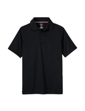 Load image into Gallery viewer, French Toast Men&#39;s Moisture Wicking Stretch Sport Polo Shirt Black