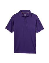 Load image into Gallery viewer, French Toast Men&#39;s Moisture Wicking Stretch Sport Polo Shirt Purple