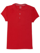 Load image into Gallery viewer, French Toast Girls&#39; Short Sleeve Peter Pan Collar Polo Red