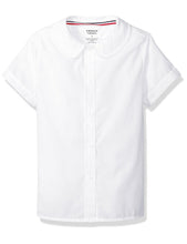 Load image into Gallery viewer, French Toast Girls&#39; Short Sleeve Peter Pan Collar Blouse White