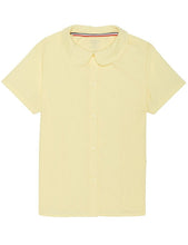 Load image into Gallery viewer, French Toast Girls&#39; Short Sleeve Peter Pan Collar Blouse Yellow