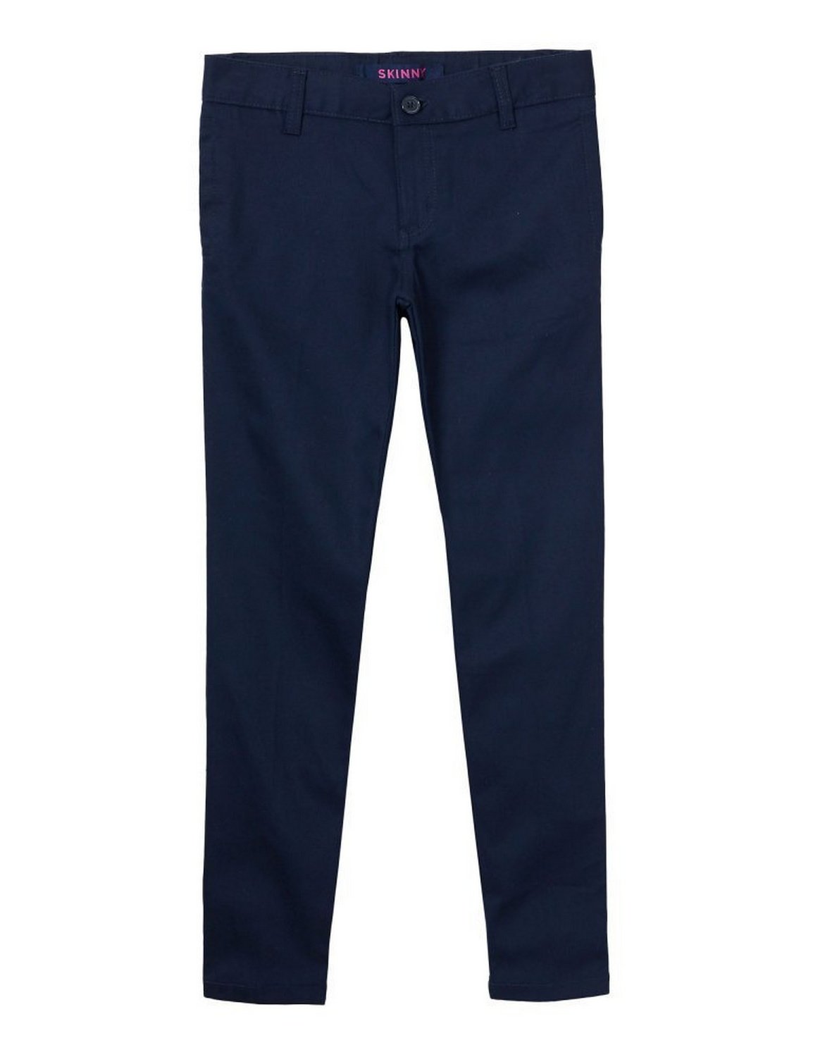 Buy Navy Zipped Detail Skinny Trousers from Next USA