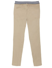 Load image into Gallery viewer, French Toast Girls&#39; Contrast Elastic Waist Pull-On Pant Khaki
